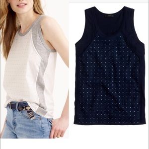 NWT Embellished J Crew Tank Top